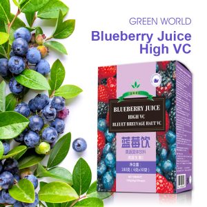 green world blueberry juice high vc