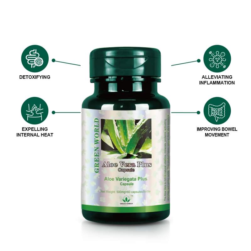 Green World Aloe Vera Plus Capsule by Green World Health