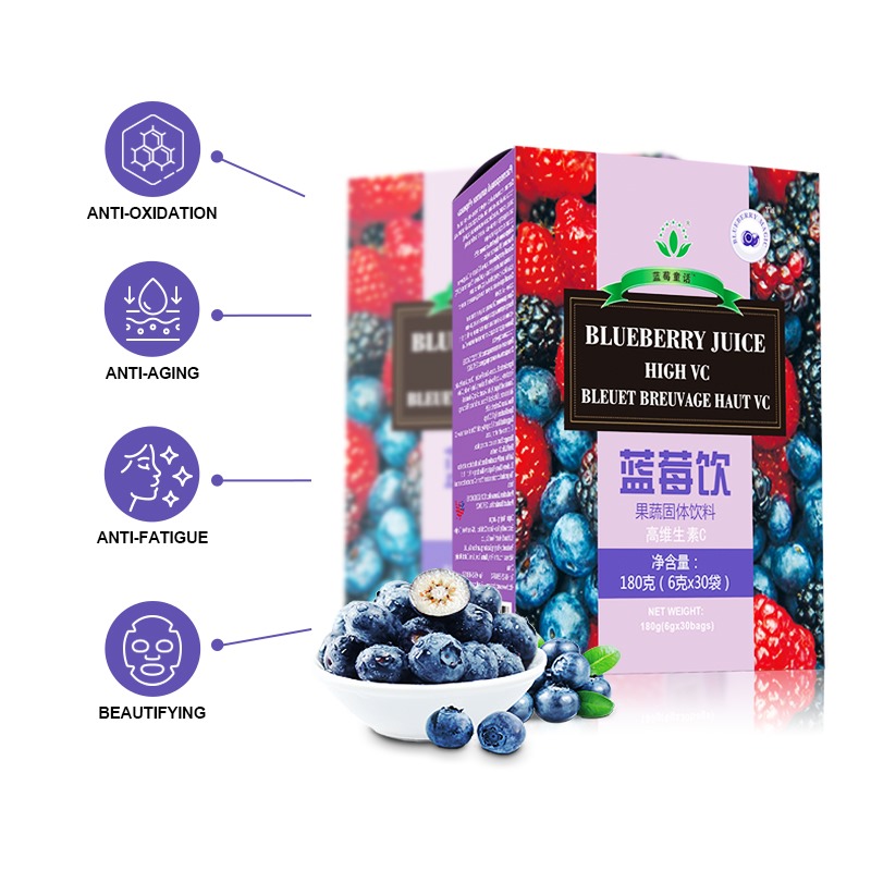 green world blueberry juice high vc